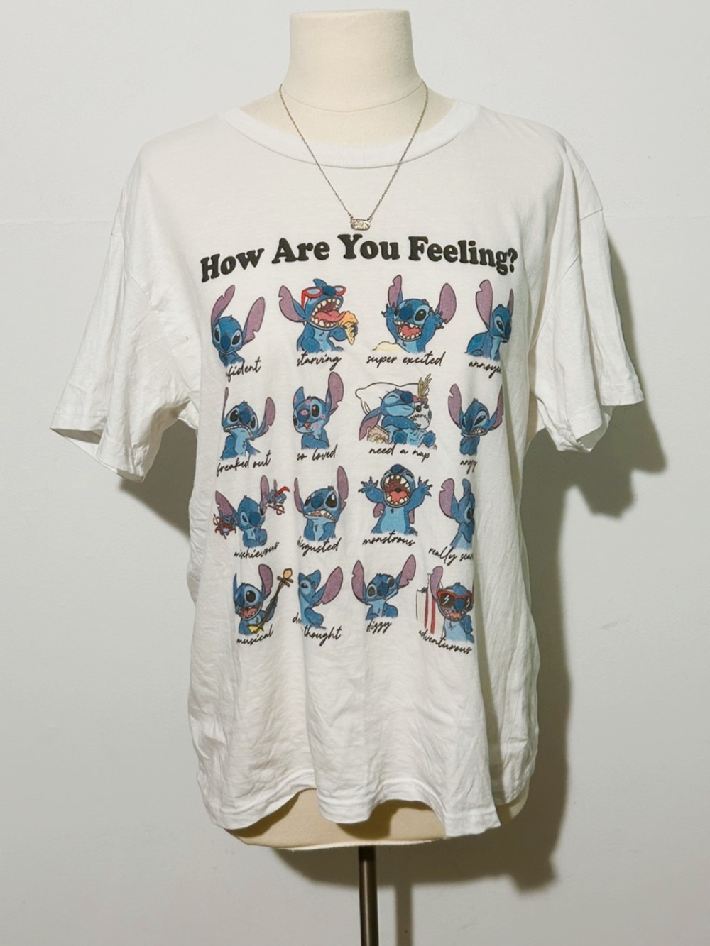 Stitch Graphic Tee, How Are You Feeling? - Women’s